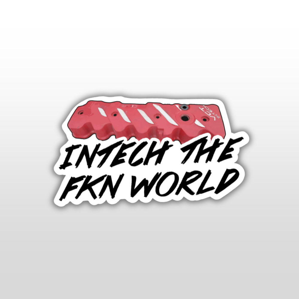 INTECH THE WORLD STICKER