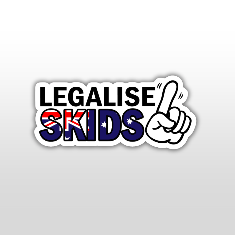 LEGALISE SKIDS STICKER