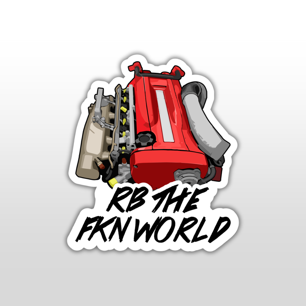 RB THE WORLD STICKER